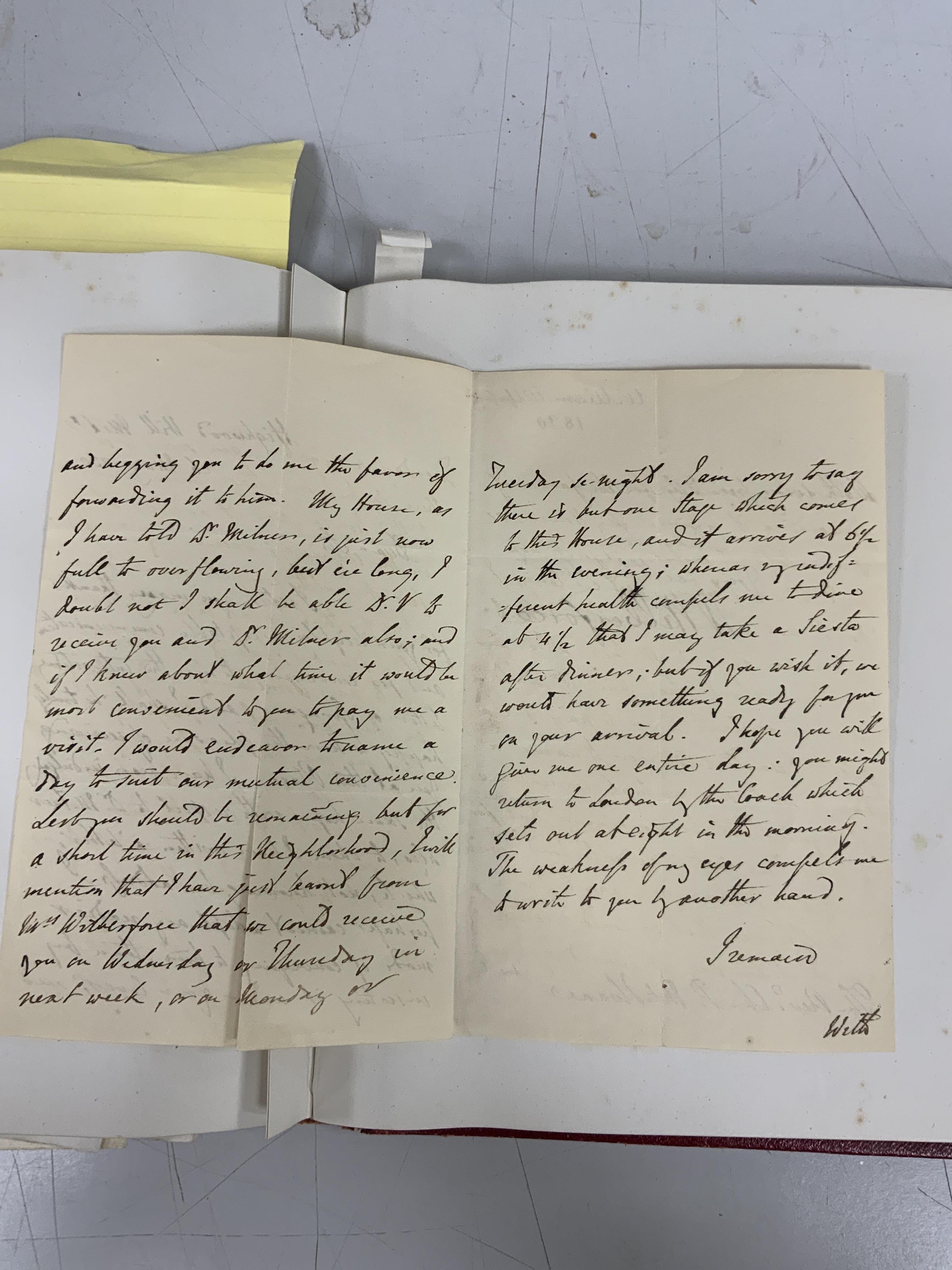 A Victorian autograph book containing a collection of complete letters, partial letters and cut out signatures from leading and influential figures primarily from the second half of the nineteenth century, many of the ex